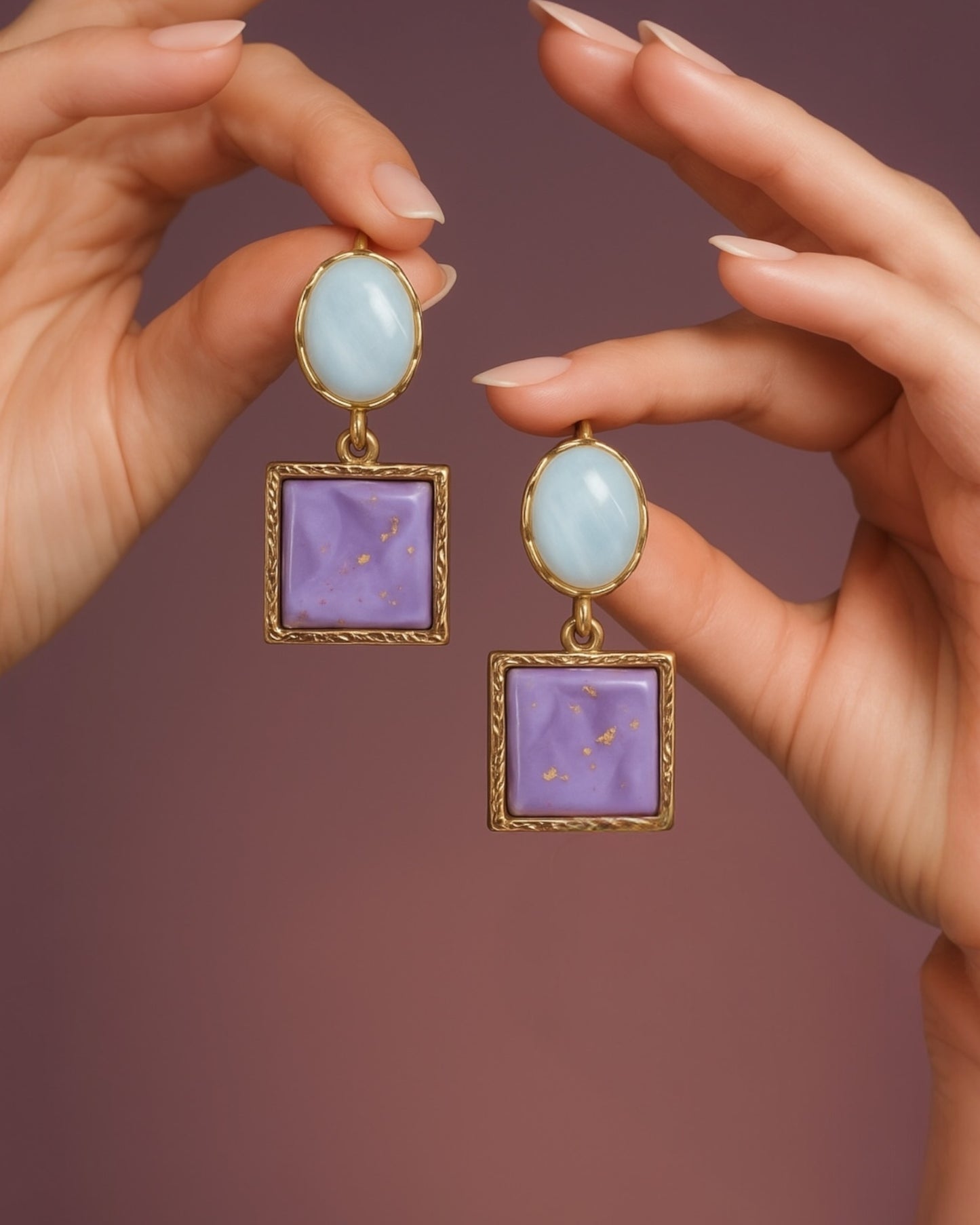 Lavender Mirage Earrings
