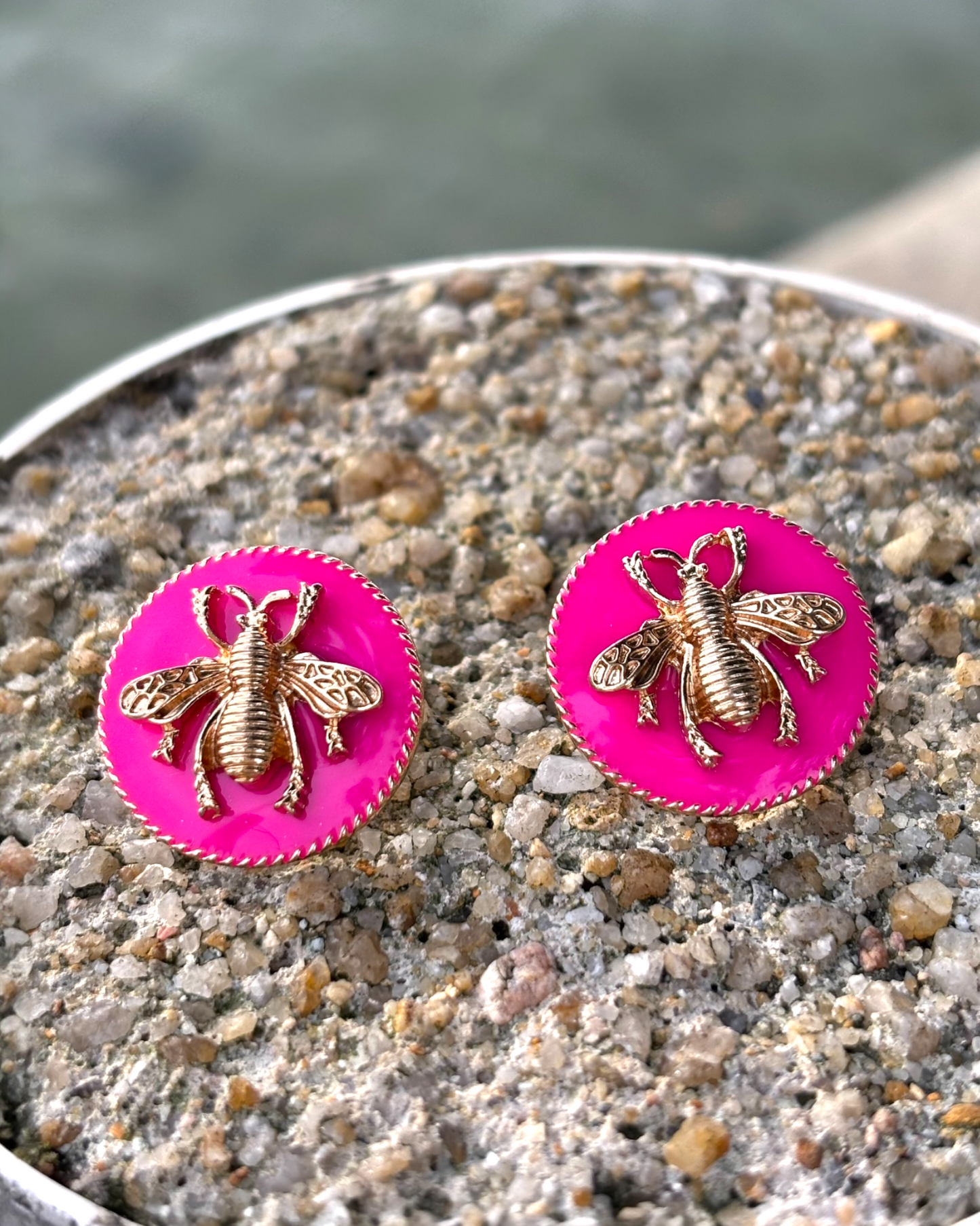 Golden Hive Earrings
