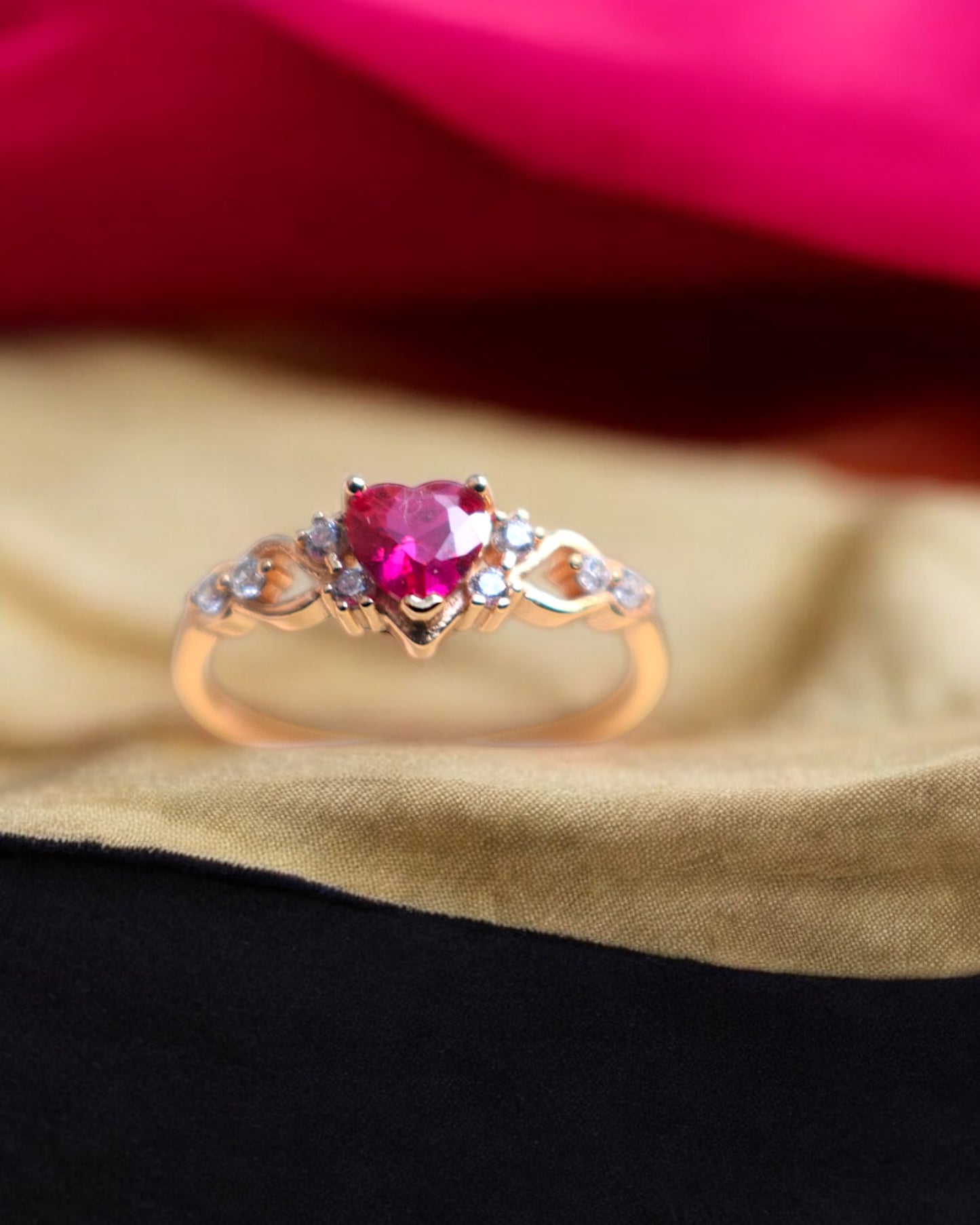 Flame of Heart Ring