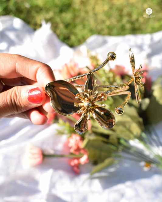 Golden Bloom Cuff