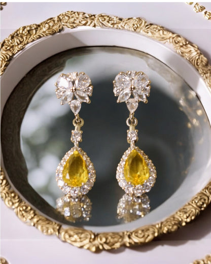 Crimson Radiance Earrings