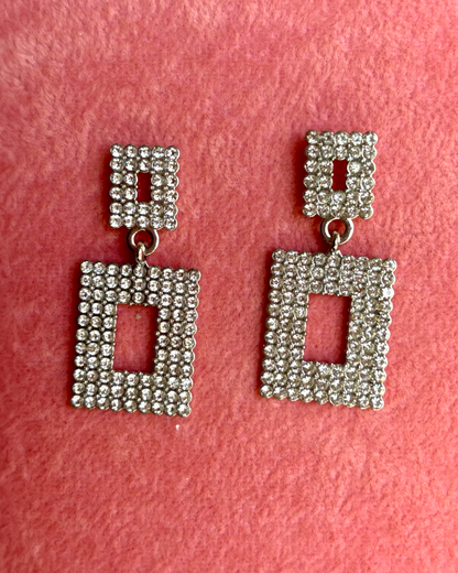 Crystal Geometry Earrings