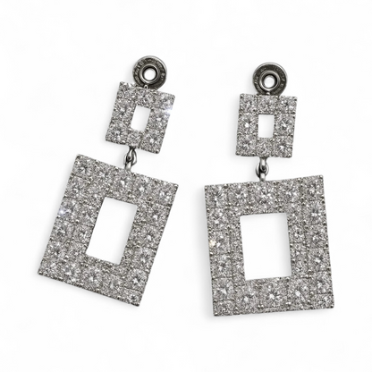Crystal Geometry Earrings