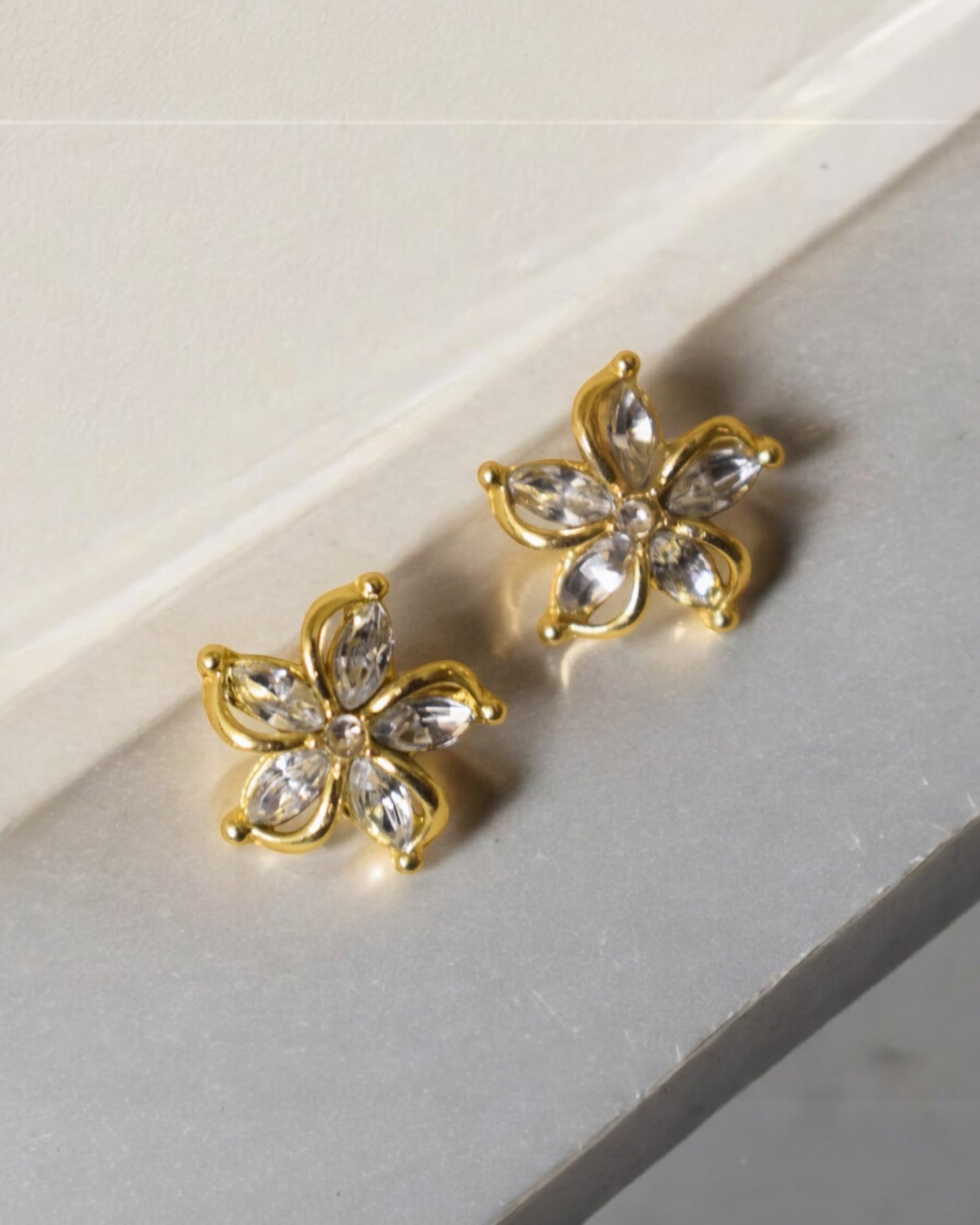 Crystal Bloom Studs