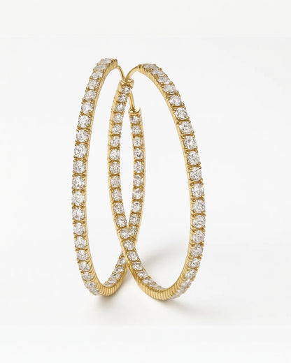 Crystal Hoops