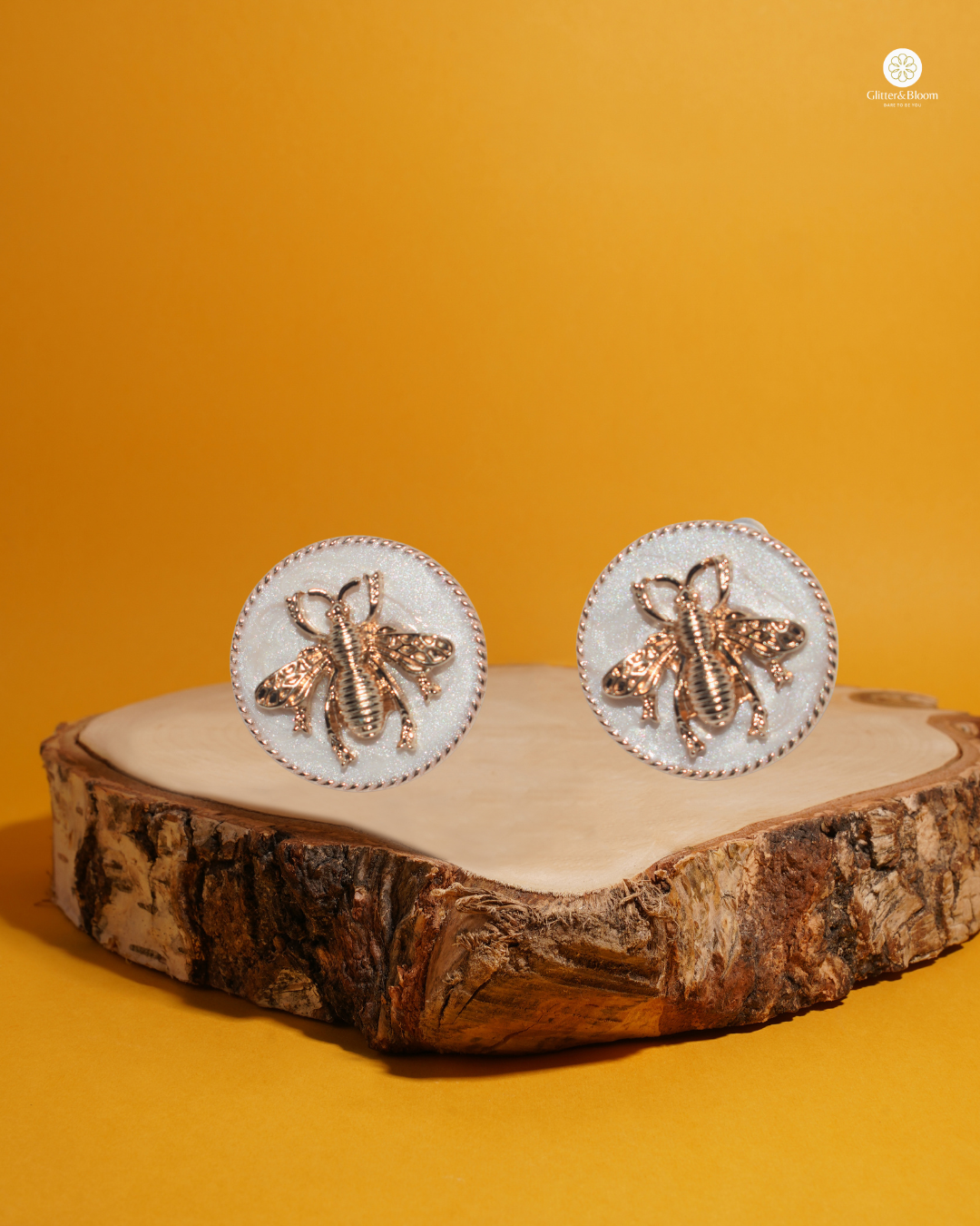 Golden Hive Earrings