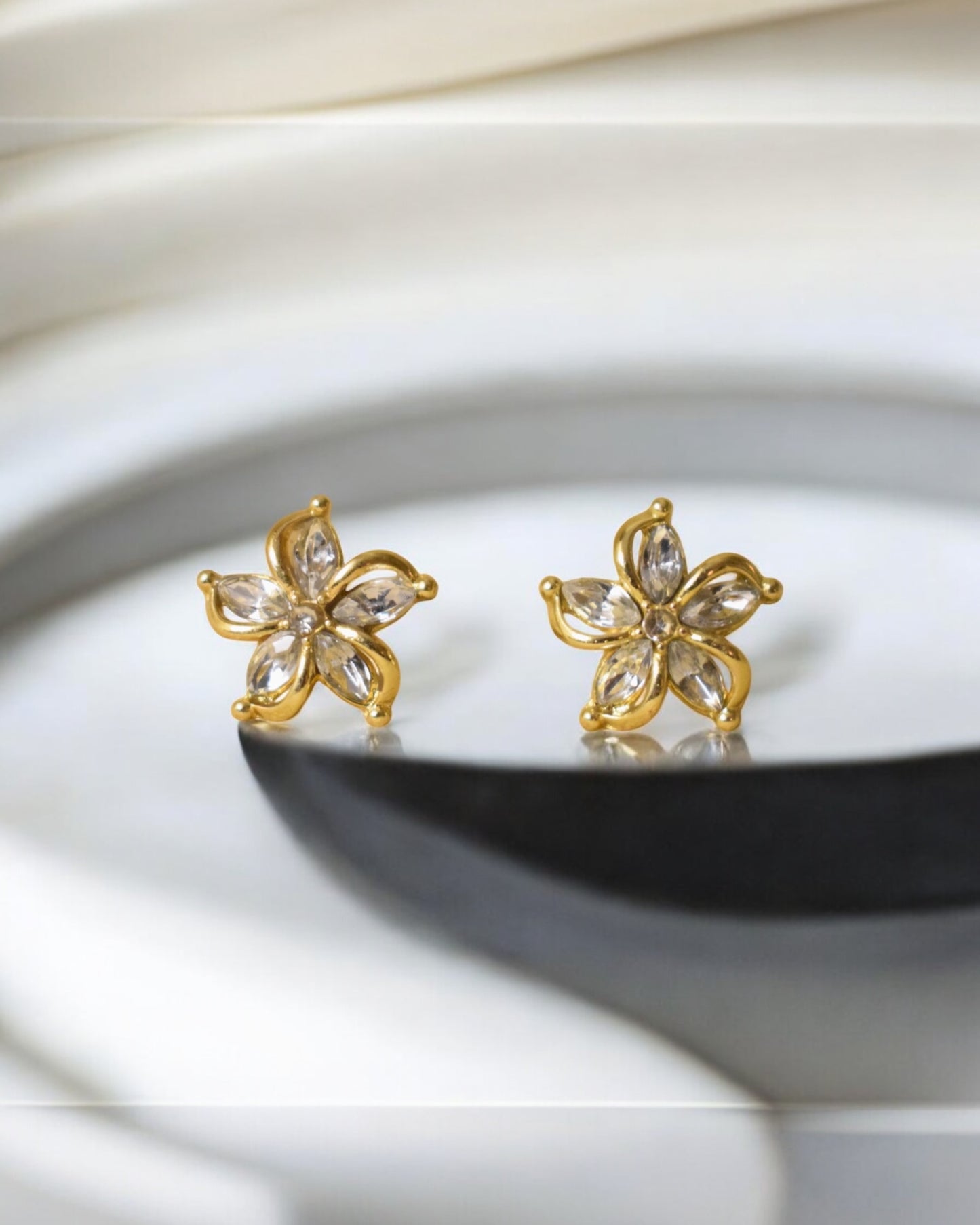 Crystal Bloom Studs