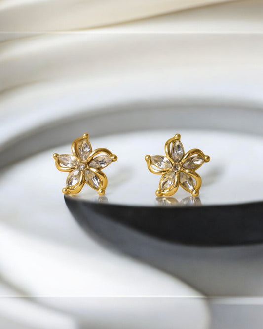Crystal Bloom Studs