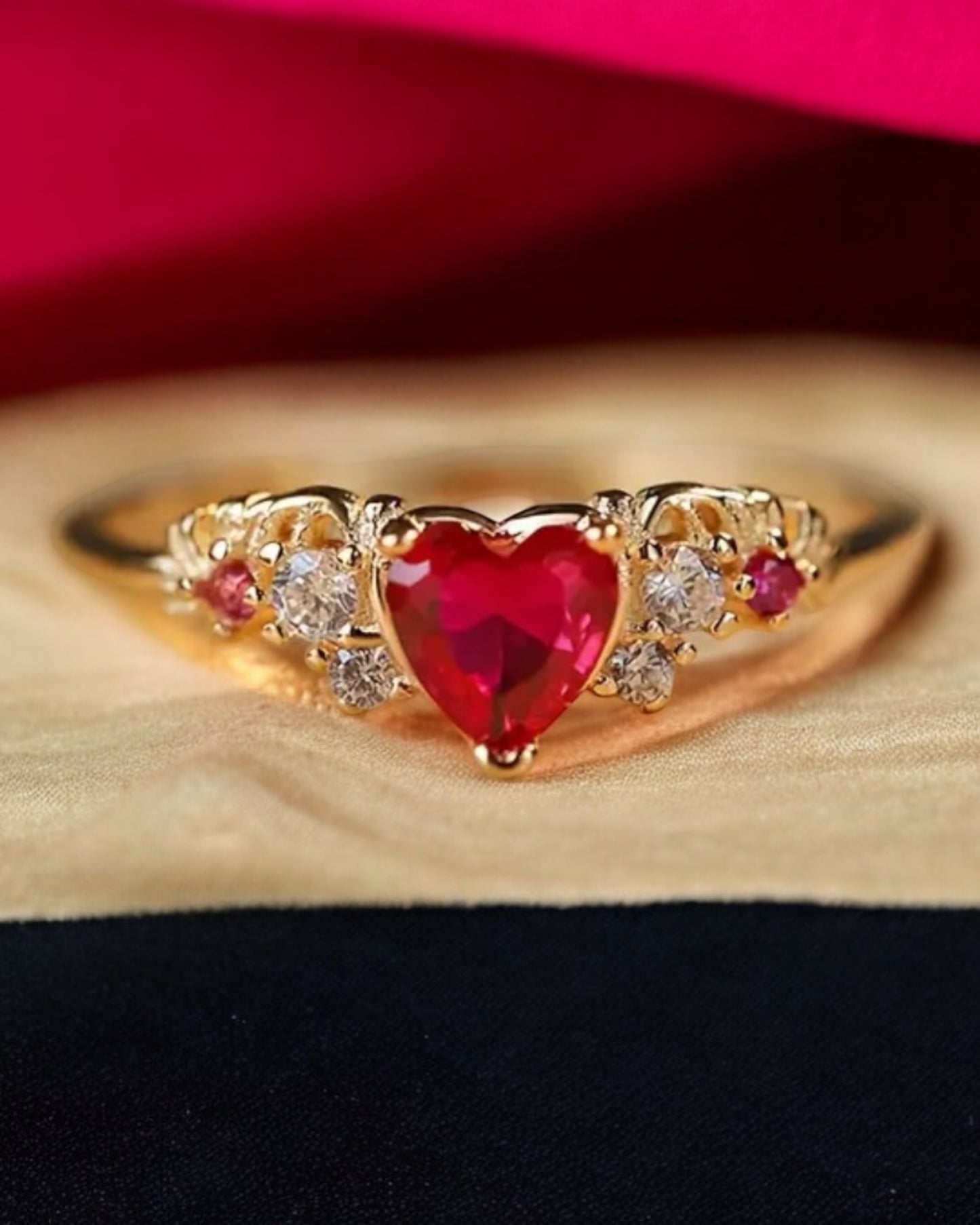 Flame of Heart Ring