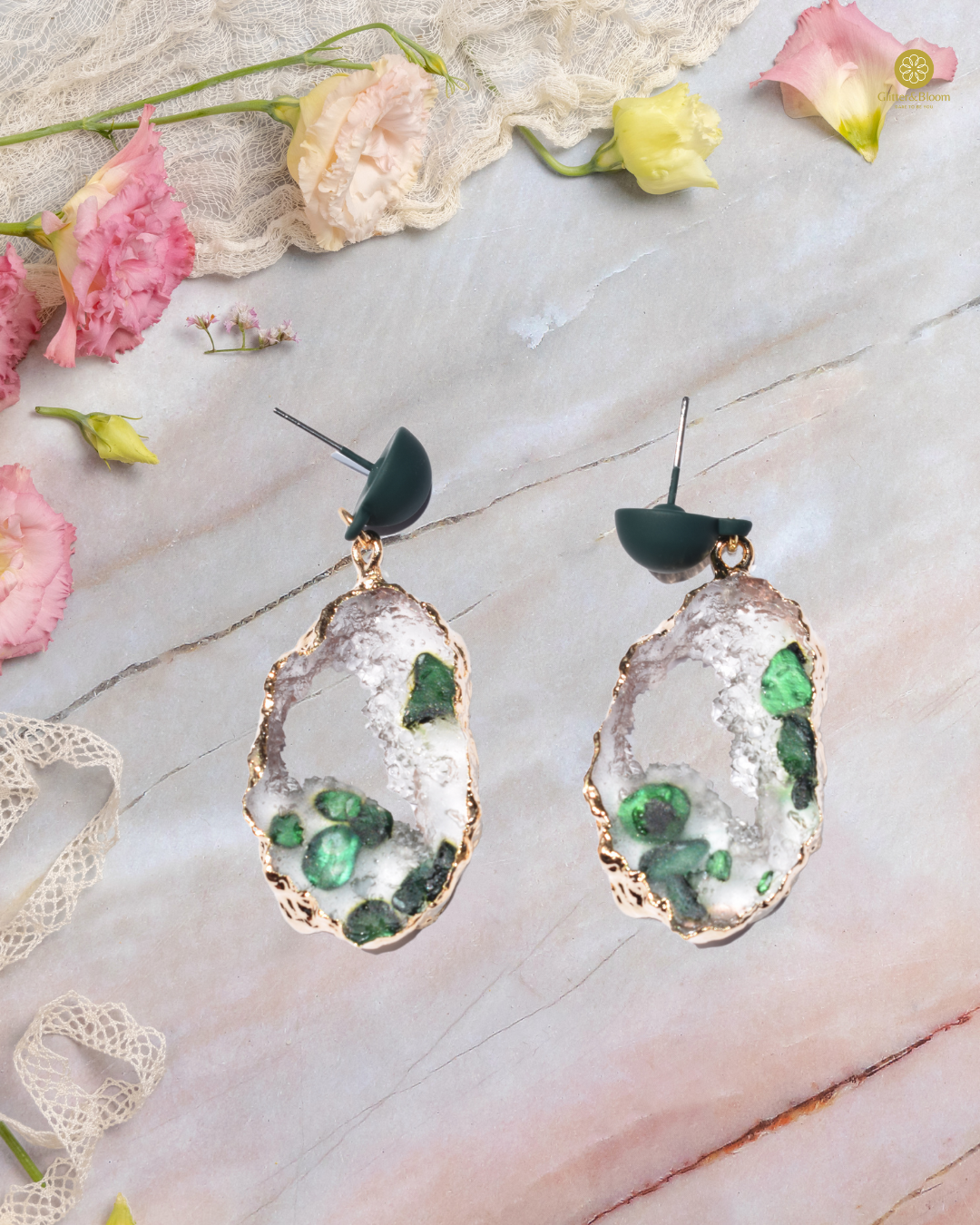 Emerald Echo Earrings