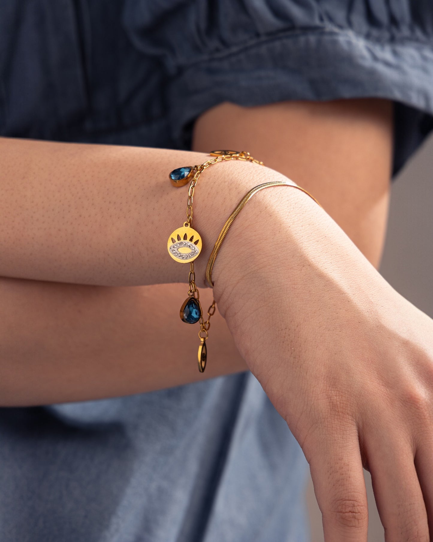 Mystic Gaze Charm Bracelet