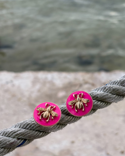 Golden Hive Earrings