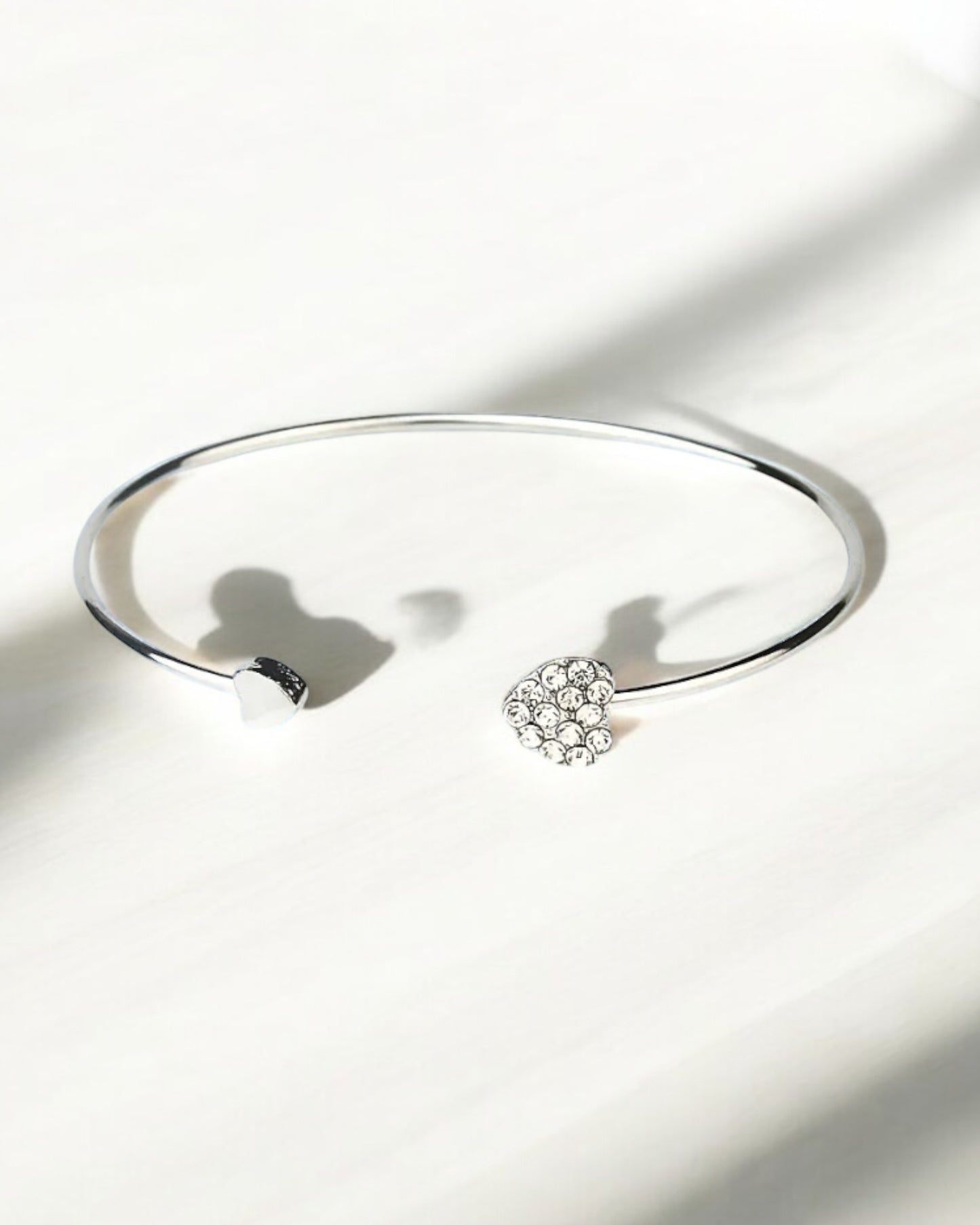 Minimalist Heart Bangle