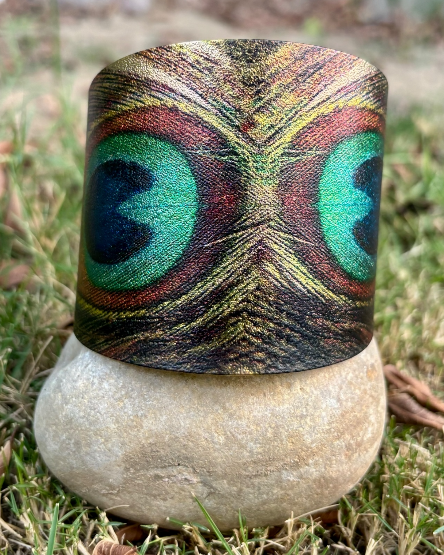 Peacock Majesty Cuff Bracelet