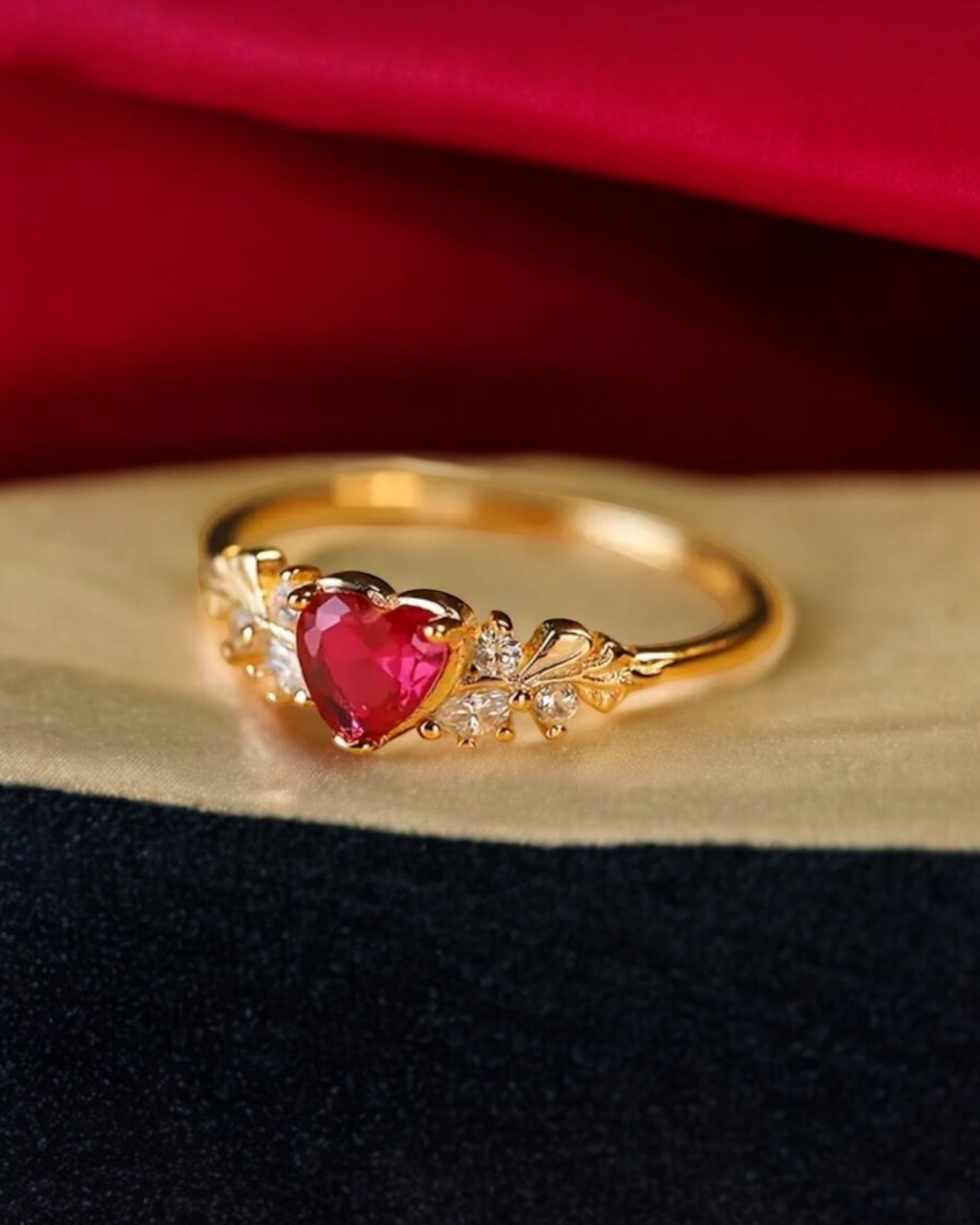 Flame of Heart Ring