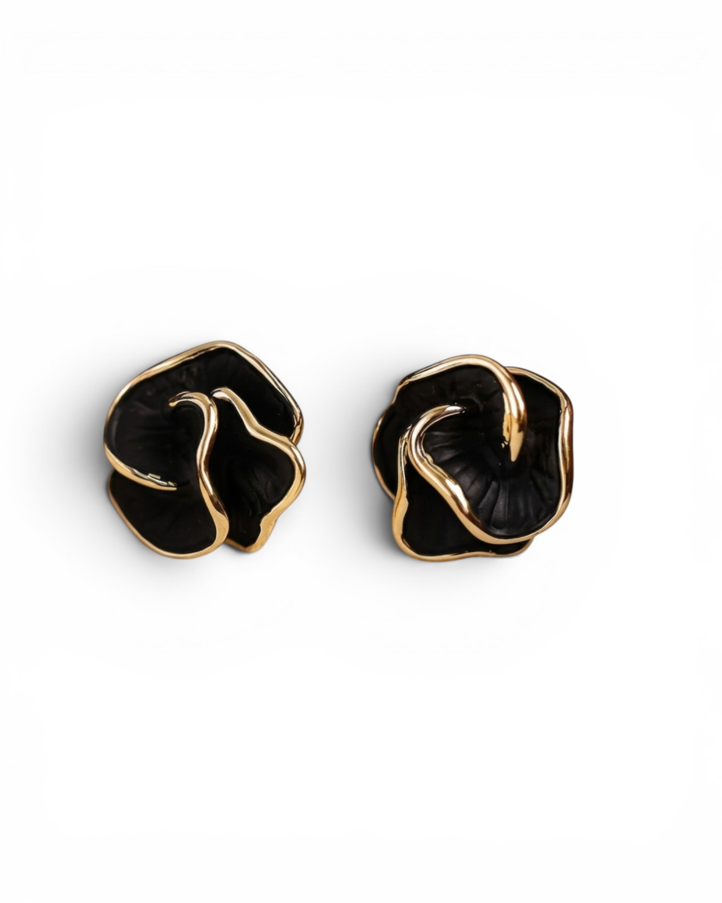 Ivory Rosette Studs