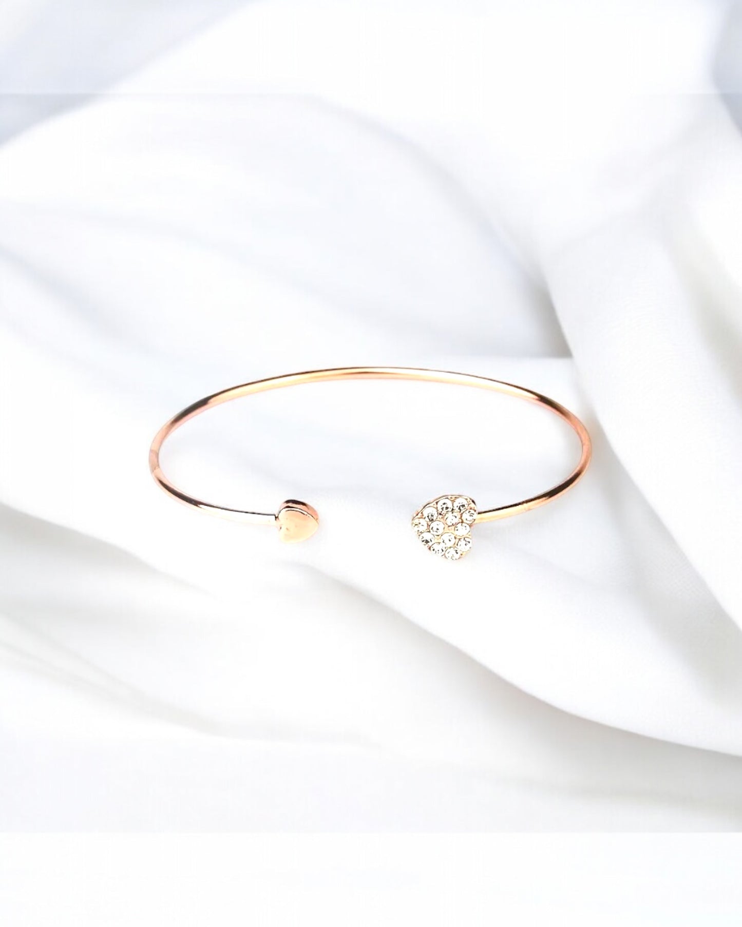 Minimalist Heart Bangle