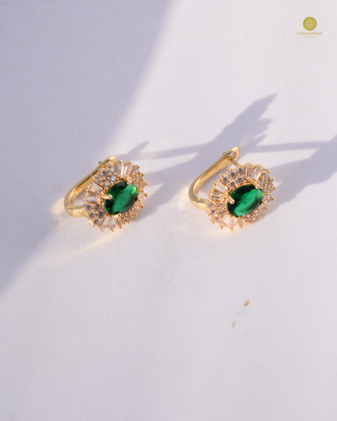 Emerald Radiance Earrings