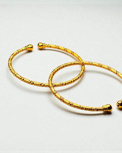 Sunehri Twist Bangles (Sold Individually)