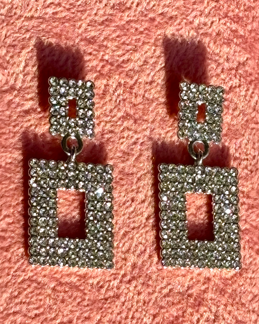Crystal Geometry Earrings