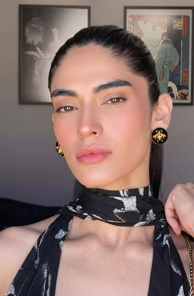 Golden Hive Earrings