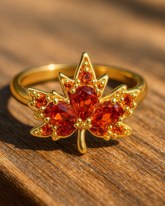 Amber Maple Ring