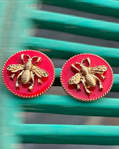 Golden Hive Earrings