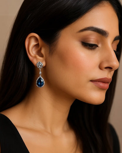 Crimson Radiance Earrings