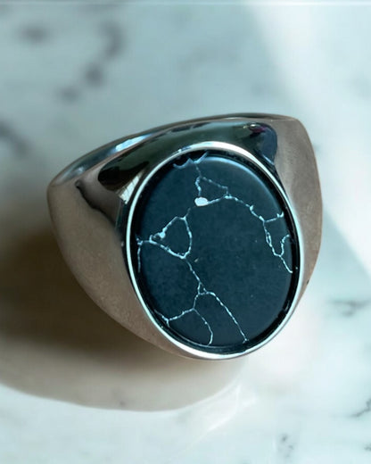 Midnight Fracture Ring