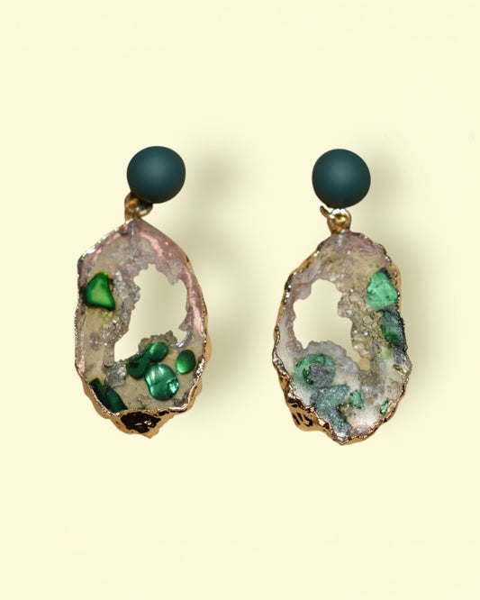 Emerald Echo Earrings
