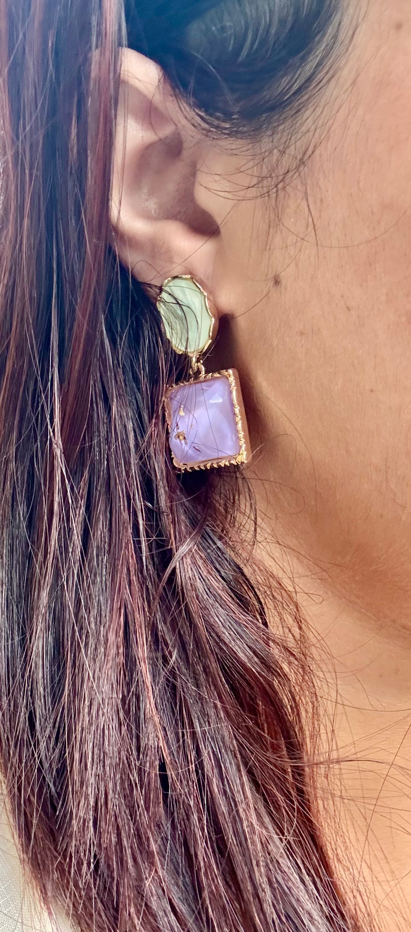 Lavender Mirage Earrings