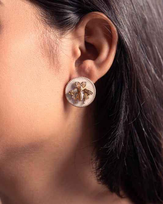 Golden Hive Earrings