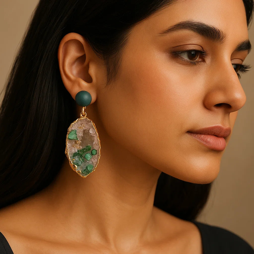 Emerald Echo Earrings
