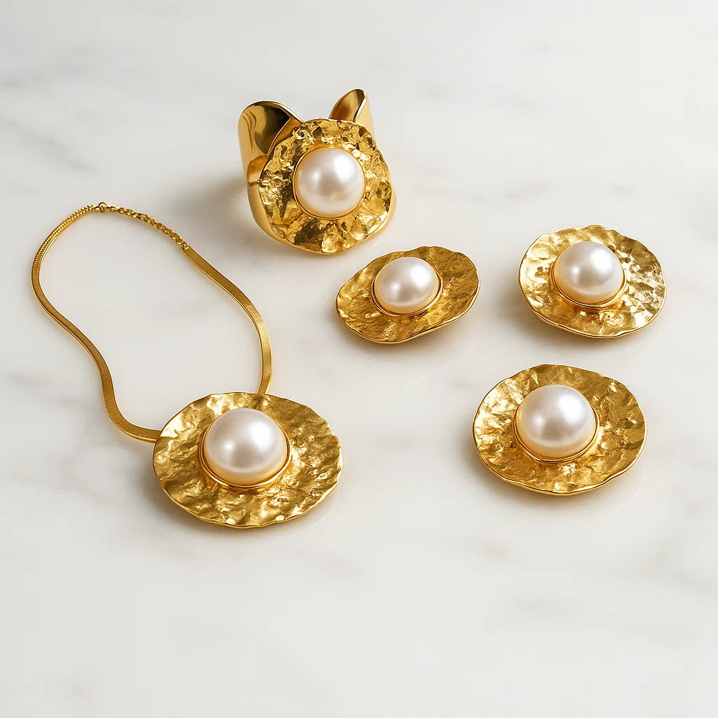 Vintage Pearl Iron Set