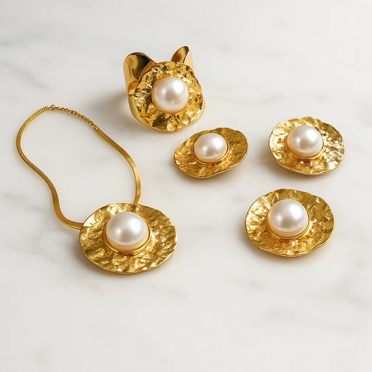 Vintage Pearl Iron Set