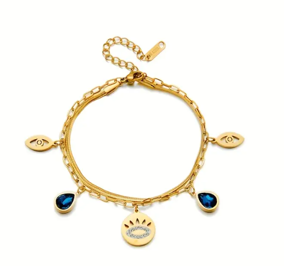 Mystic Gaze Charm Bracelet