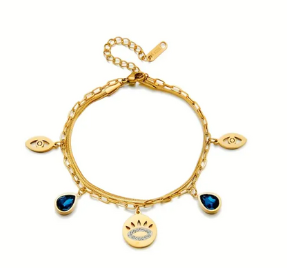 Mystic Gaze Charm Bracelet